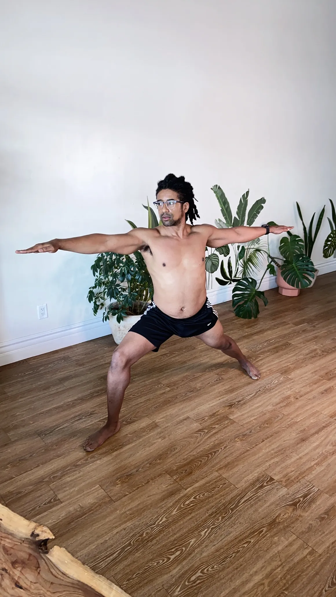 Warrior II pose